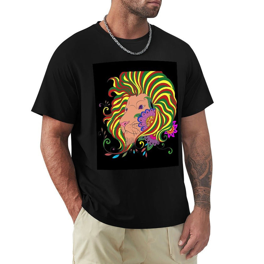 Rasta Lion Men's T-shirt - Limited time Finds