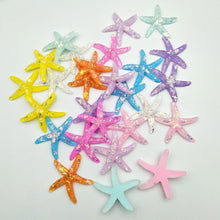 Clear Resin Glitter Starfish Accessories Cream Jewelry Accessories - Limited time Finds