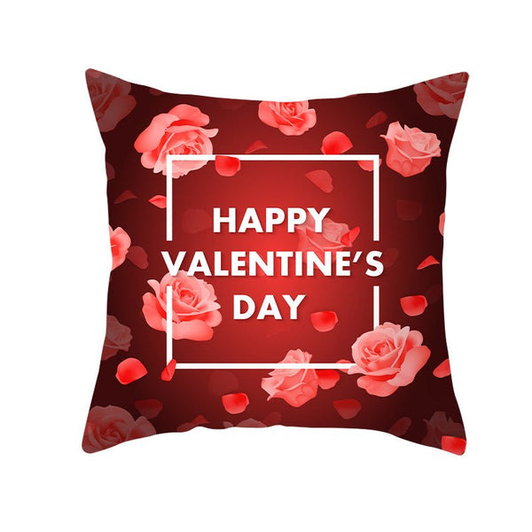 Home Valentine's Day Graphic Print Pillowcase - Limited time Finds