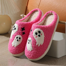 Halloween Cartoon Ghost Cotton Slippers For Women Indoor Non - slip Bedroom Floor Slipper Winter House Shoes - Limited time Finds