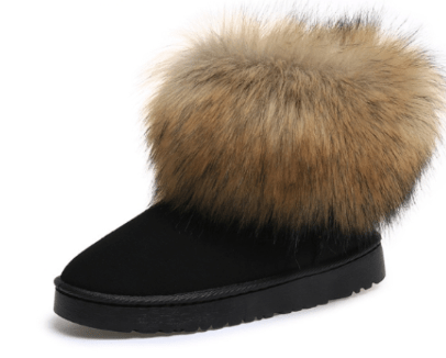 Women's Fox Fur Snow Boots - Limited time Finds