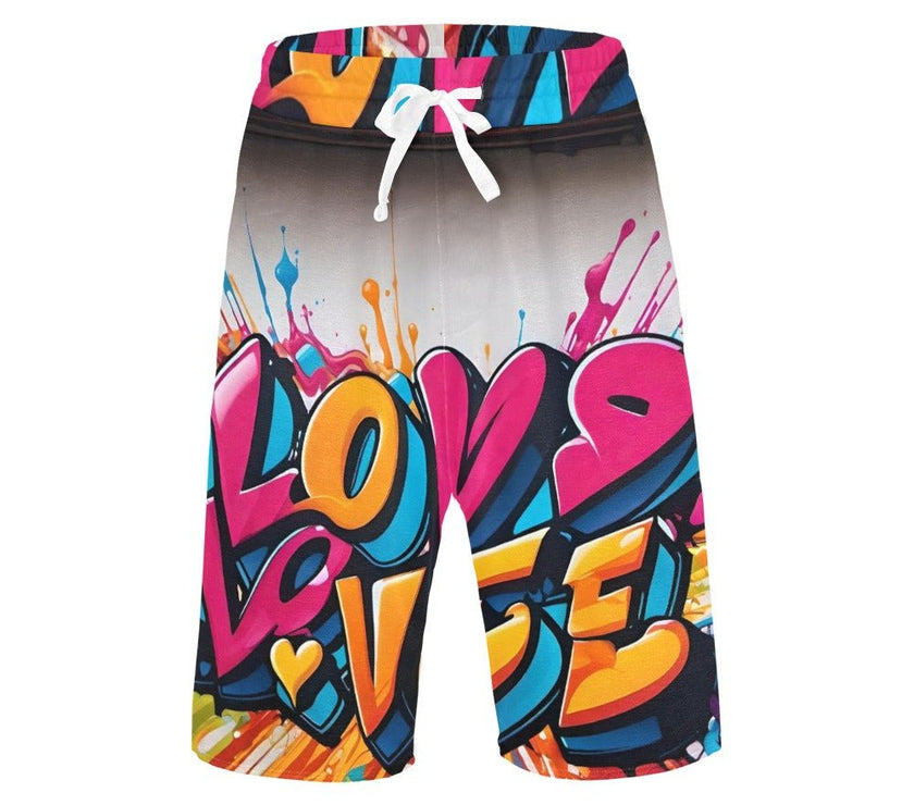 Men's All Over Print Casual Shorts - Limited time Finds