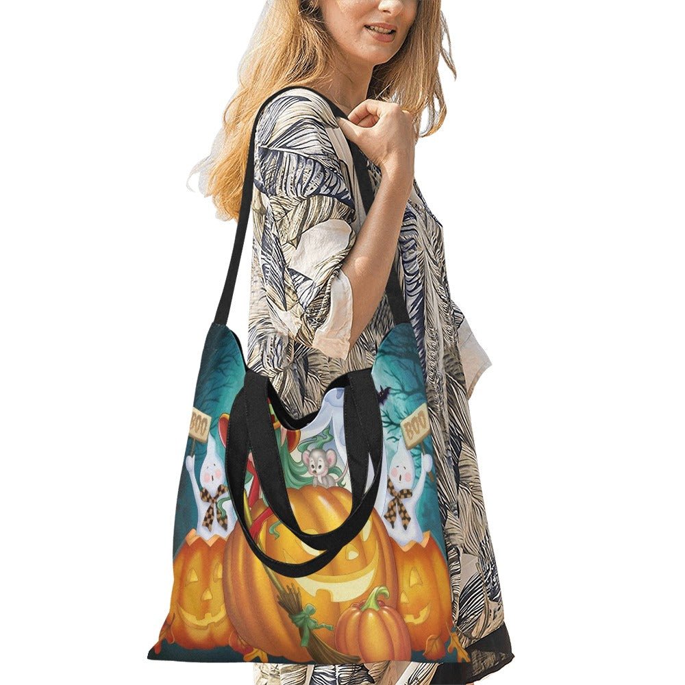 Halloween Witching All Over Print Canvas Tote Bag(Medium) - Limited time Finds