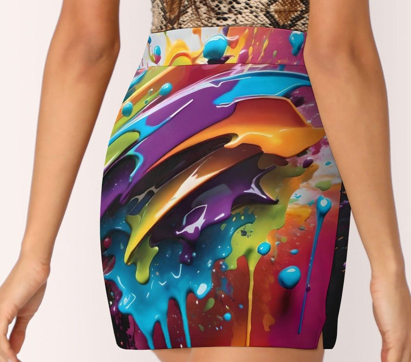 Light proof trouser skirt with pockets Paint - Limited time Finds