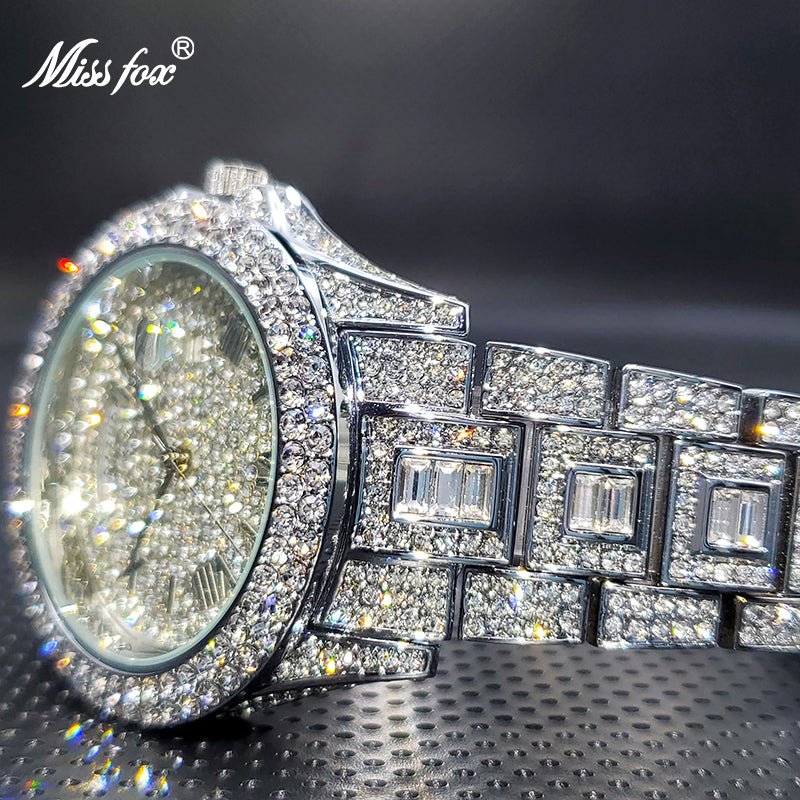 Masculino Diamond Quartz Watches - Limited time Finds