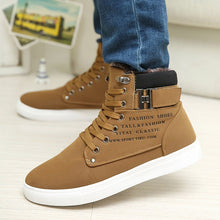 DEKABR Hot Men Shoes Fashion Warm Fur Winter Men Boots Autumn Leather Footwear For Man New High Top Canvas Casual Shoes Men - Limited time Finds