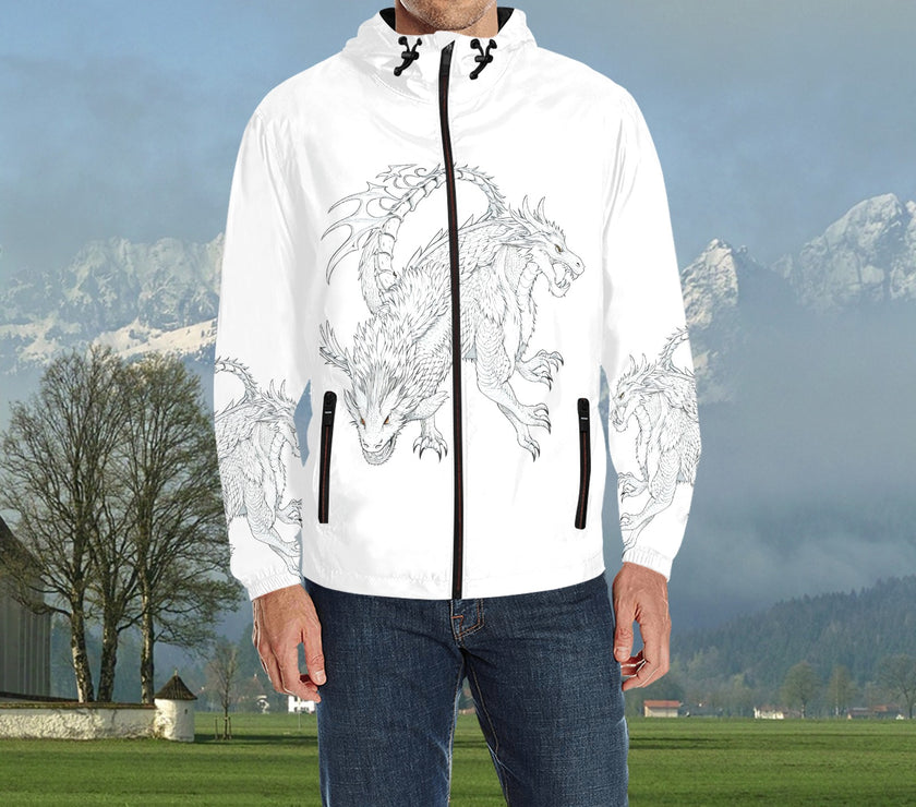 Men's Dragon Quilted Windbreaker