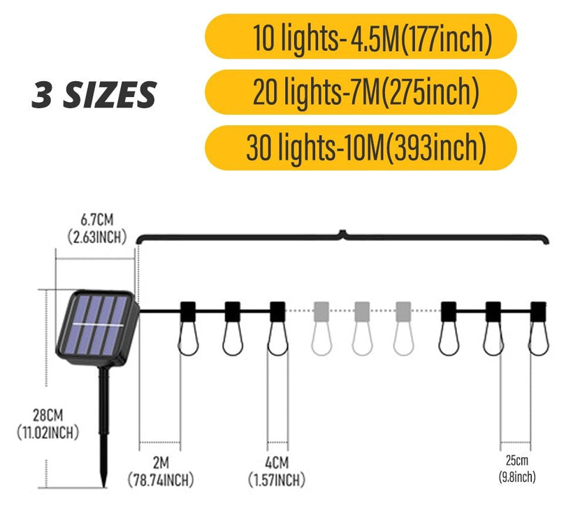 LED Solar String Waterproof Lights - Limited time Finds