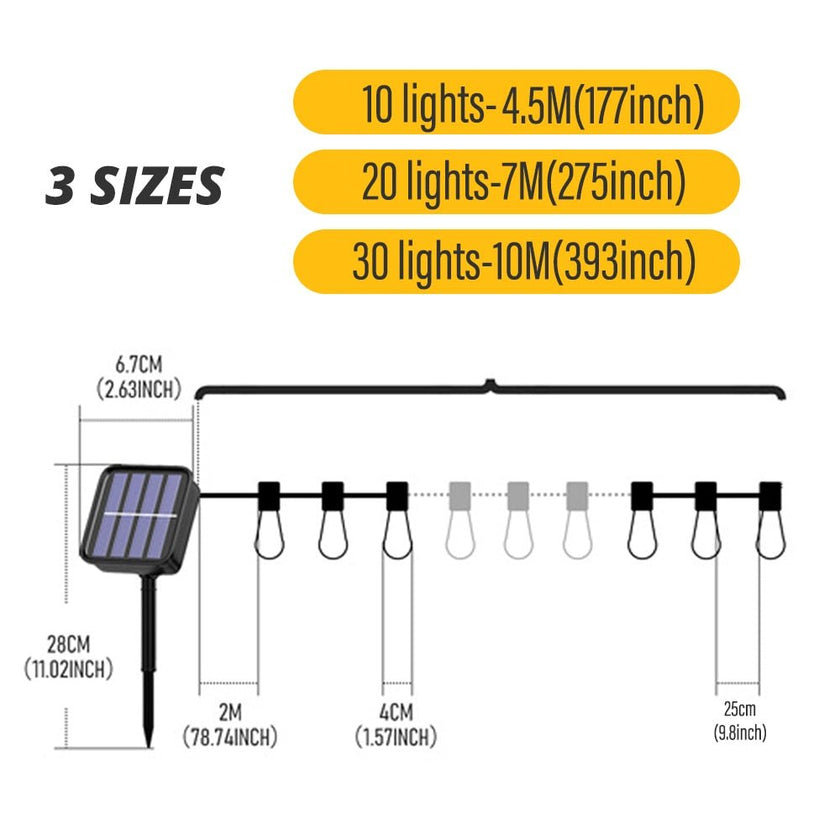 LED Solar String Waterproof Lights - Limited time Finds