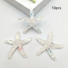 Clear Resin Glitter Starfish Accessories Cream Jewelry Accessories - Limited time Finds