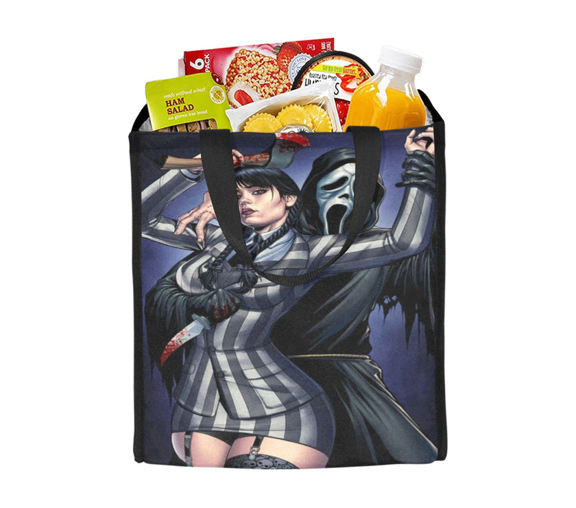 Halloween Match made in Hell Picnic Tote Bag