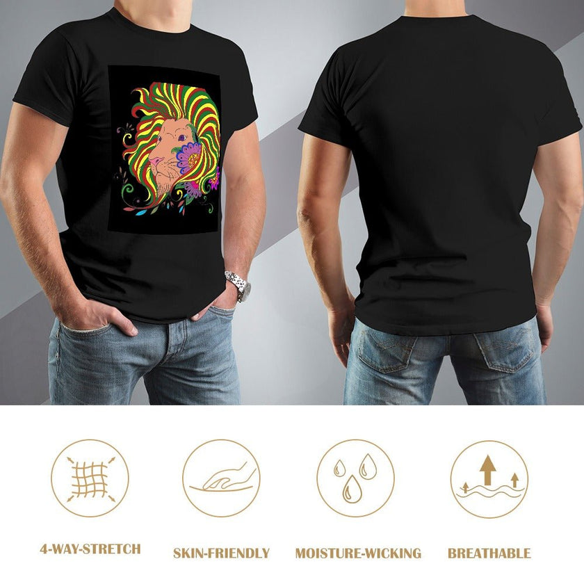 Rasta Lion Men's T-shirt - Limited time Finds