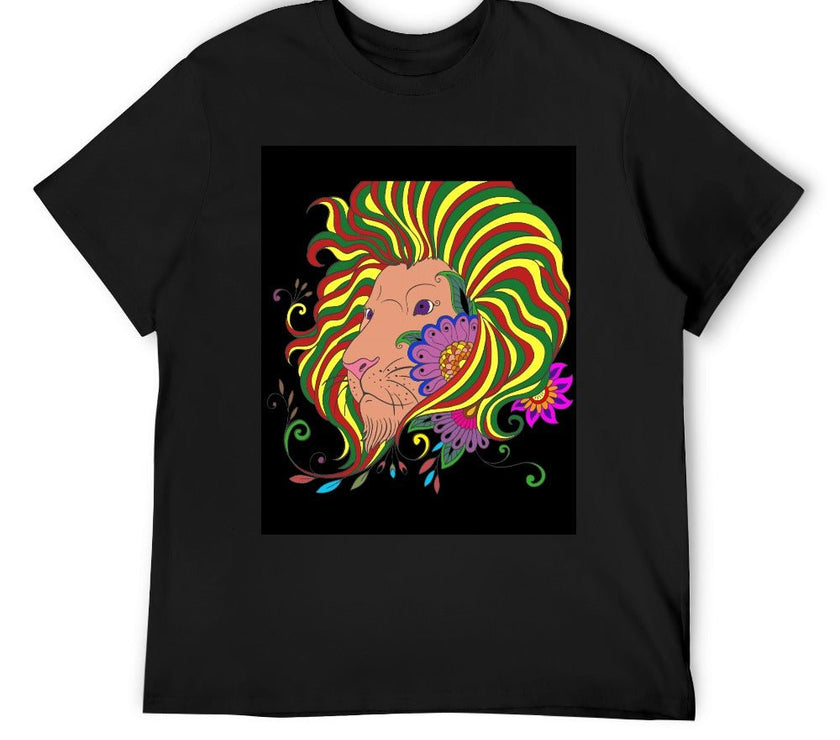 Rasta Lion Men's T-shirt - Limited time Finds