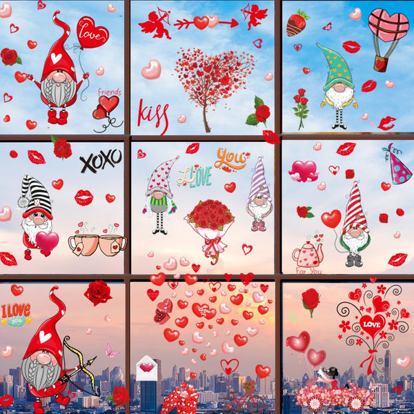 Valentine's Day Valentine's Day Electrostatic Sticker Showcase - Limited time Finds