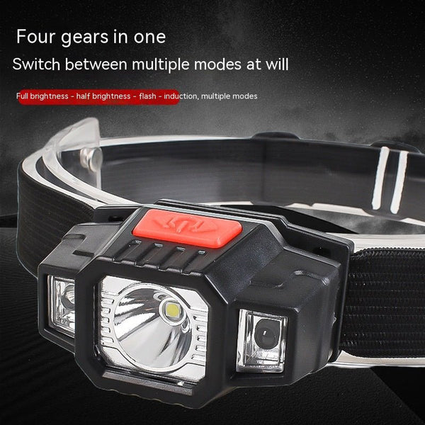 Lightweight USB Charging Induction Headlamp Camping Hiking Camping Essential - Limited time Finds