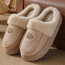 Winter Plush Slippers For Men Casual All - match Warm Suede House Shoes Indoor Non - slip Floor Bedroom Slipper - Limited time Finds