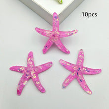 Clear Resin Glitter Starfish Accessories Cream Jewelry Accessories - Limited time Finds