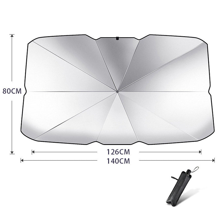 Protect Your Car from the Sun with our Foldable Sun Shade - Heat Insulation, UV Protection, and More! - Limited time Finds