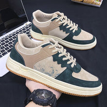 Lace - up Casual Shoes Men Soft Thick Sole Fashion Comfortable Breathable Flats Sneakers Student Platform Outdoor Walking Shoes - Limited time Finds