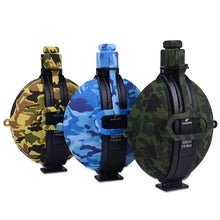 Outdoors Silicone Compass Folding Water Bottle Sports Hiking Water Bottle Be Easy To Carry About Camo Style 580ML - Limited time Finds