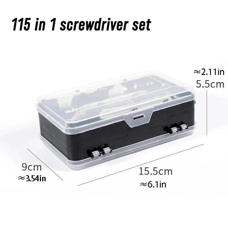 115 in 1 Multifunctional Screwdriver Set - Limited time Finds