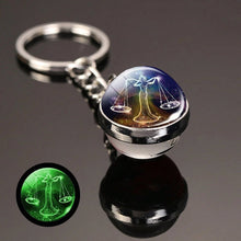 Constellation Luminous Keychain, Glass Ball Pendant, Zodiac Keychain, Birthday Gifts, Party Favors, Holiday Gifts - Limited time Finds