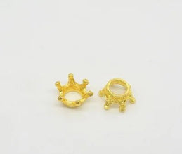 90pcs/lot 3D crown Charm Pendants Hair Accessories Clothing Accessories alloy fittings DIY accessories - Limited time Finds