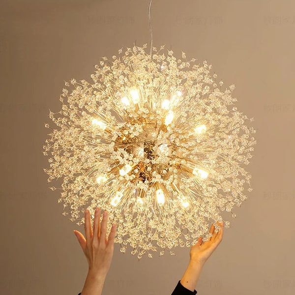 Modern Dandelion LED Lighting Pendant Lights Living Room Dining Room Bedroom pendant Lights Starry Fireball Lighting Fixtures - Limited time Finds