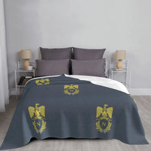 Napoleon Bonaparte Emlem Knitted Blankets Flannel French Empire Lightweight Throw Blankets for Bed Bed Rug - Limited time Finds