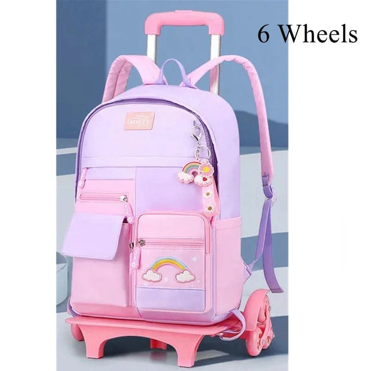 Girls Kids School Trolley Backpack - Limited time Finds