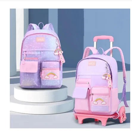 Girls Kids School Trolley Backpack - Limited time Finds