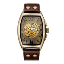 Fashion Vitage Men Watches Shenhua Skeleton Skull Watches Men Automatic Mechanical Watches Leather Men Watches Relogio Masculino - Limited time Finds