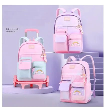 Girls Kids School Trolley Backpack - Limited time Finds