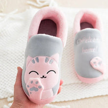 Children Indoor Slippers Winter Warm Shoes Kids Mum Dad Home Floor Slipper Cartoon Style Anti - slip Boys Girls Cotton Footwear - Limited time Finds