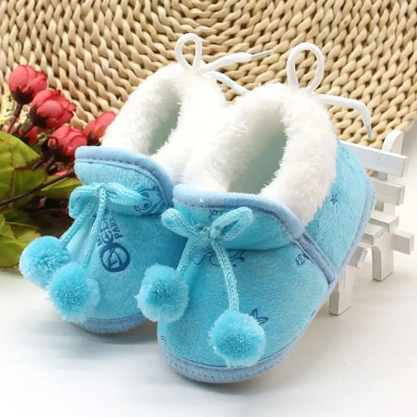 Winter Sweet Newborn Baby Girls Princess Winter Boots First Walkers Soft Soled Infant Toddler Kids Girl Footwear Shoes - Limited time Finds