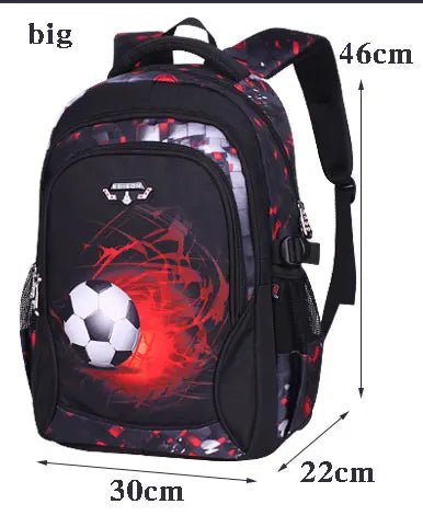 Football School Bag for Boys - Anime Design - Limited time Finds