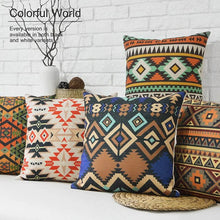 Nordic Geometric pillow Bohemian cushions lumbar Waist pillows thick linen pillowcase sofa cushion home decorative Pillows - Limited time Finds