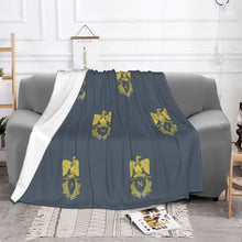 Napoleon Bonaparte Emlem Knitted Blankets Flannel French Empire Lightweight Throw Blankets for Bed Bed Rug - Limited time Finds