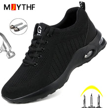 2024 Hot Safety Shoes Men Comfort Men Boots Indestructible Work Shoes Fashion Work Sneakers Male Security Boots Work Footwear - Limited time Finds