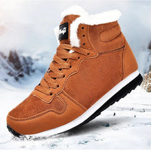 Men Boots Waterproof Winter Boots Men Lightweight Hight Top Leather Shoes Plus 48 No Slip Warm Snow Boots Plush Women Footwear - Limited time Finds