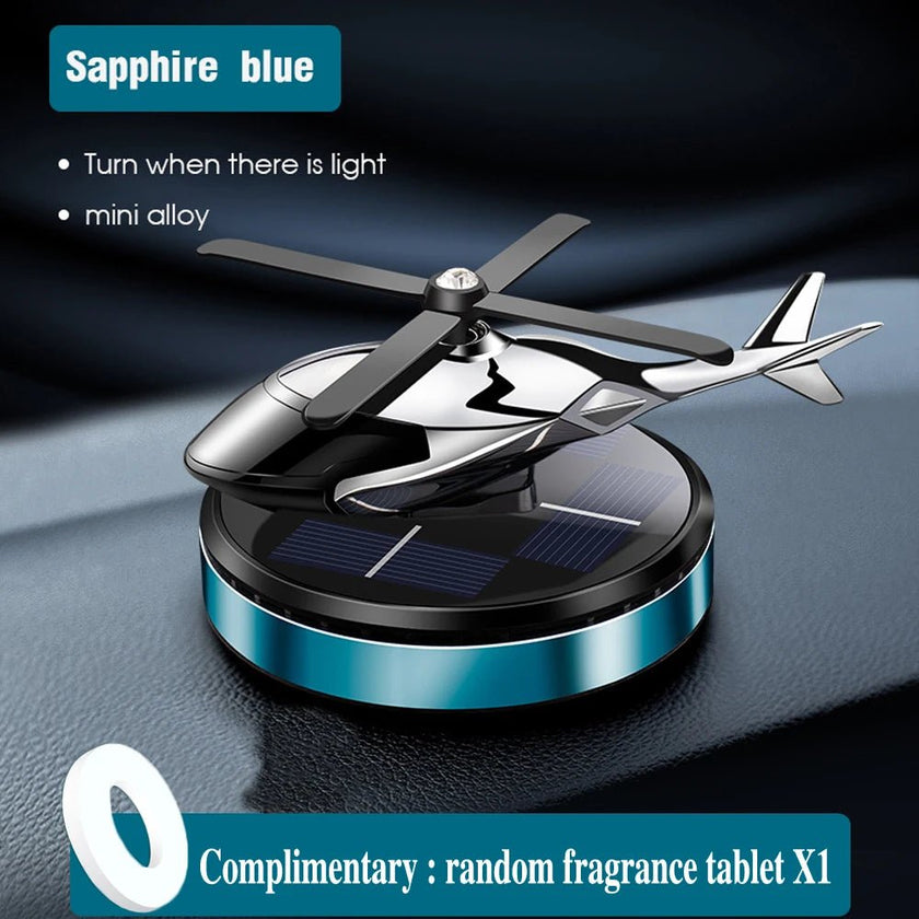 Solar Car Air Freshener Helicopter Propeller Fragrance Supplies Interior Accessories Flavoring Original Perfume Diffuser Decor - Limited time Finds