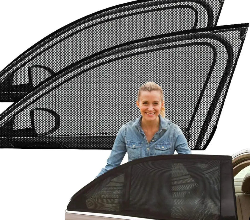 Car Sunshade Curtains Universal Side Window Shades SUV Curtains Protection Repellent Mosquito Mesh Net Sunshade Auto Accessories - Limited time Finds