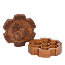 Wooden Dice Case, Storage Box, for 16mm D&D Dice, High Quality Dice Holder, Wooden Chest with Magnetic Lid, For Tabletop Games - Limited time Finds