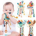 Baby Montessori Toys Pull String Sensory Toys Baby 6 12 Months Silicone Develop Teething Activity Toys for Kids Educational Toys - Limited time Finds