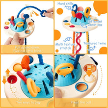 Baby Montessori Toys Pull String Sensory Toys Baby 6 12 Months Silicone Develop Teething Activity Toys for Kids Educational Toys - Limited time Finds