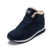 Men Boots Men's Winter Shoes Fashion Snow Boots Shoes Plus Size Winter Sneakers Ankle Men Shoes Winter Boots Black Blue Footwear - Limited time Finds