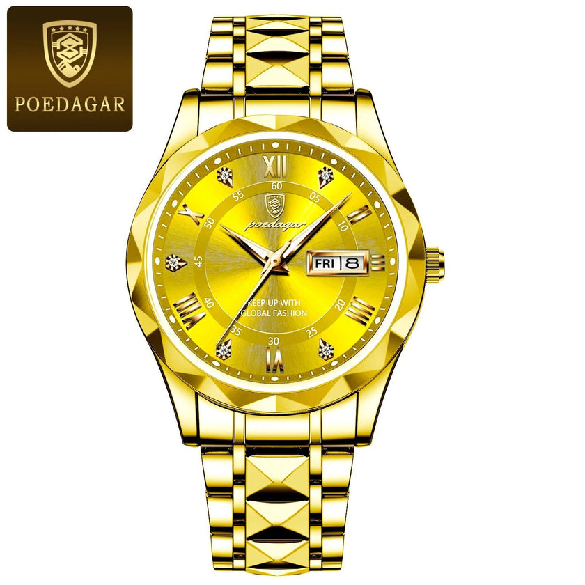 POEDAGAR Luxury Men's Wristwatch - Limited time Finds