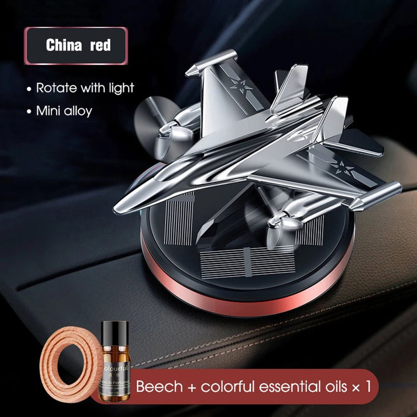 Car Air Freshener Solar Fighter Propeller Flavoring Fragrance Decoration Car Interior Accessories Men And Women Perfume Diffuser - Limited time Finds