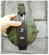 Outdoors Silicone Compass Folding Water Bottle Sports Hiking Water Bottle Be Easy To Carry About Camo Style 580ML - Limited time Finds