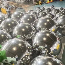 2layer PVC Mirror Ball Inflatable Silver Big Reflective Shiny Ball for Commercial Decorative Festivals,Parties Disco and Wedding - Limited time Finds